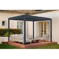 Produktbild: Pergola Bioklimatische Selbsttragende Piana 3x2,5m Aus Grauem Aluminium