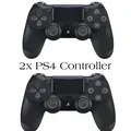 Produktbild: 2x Sony Playstation Dualshock 4 V2 Wireless Controller - Schwarz (9870050)