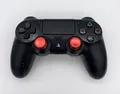 Produktbild: Sony Playstation Dualshock 4 Wireless Controller in Schwarz / rote Thumbsticks