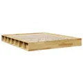 Produktbild: vidaXL Bett Massivholzbett ohne Matratze 160x200 cm Eichenholz braun