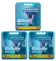 Produktbild: 32er Gillette Mach3 Rasierklingen Set / 2x 12er = 24 + 8er in OVP = 32 Klingen