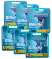 Produktbild: 60er Gillette Mach3 Rasierklingen aus 3x 12er = 36 + 3x 8er = 24 Klingen in OVP