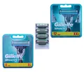 Produktbild: 24 Gillette Mach3 Rasierklingen / 8er + 12er OVP + 4 Klingen