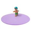 Produktbild: Lurch Mein Deckel Summer Fun Finn Frisbee, Glasabdeckung aus BPA-freiem Premium-Platin-Silikon, Ø 10,5cm, Lila