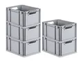 Produktbild: PROREGAL SuperSparSet 5x Eurobox NextGen Economy | Griffe offen |HxBxT 22x30x40cm | 20 Liter | Eurobehälter, Transportbox, Transportbehälter, Stapelbehälter