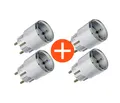 Produktbild: Shelly Plug S Gen3 Spaarbundle 4x Smarter Zwischenstecker 12A Messfunktion WLAN Matter BT weiß