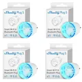 Produktbild: Shelly WLAN Smarte Steckdose Bluetooth Gen3 Intelligente Smart Steckdose 4ERPACK