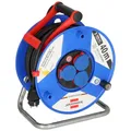 Produktbild: Brennenstuhl Garant IP44 Gewerbe-/Baustellen-Kabeltrommel, 40m - Spezialkunststoff (Baustelleneinsatz und ständiger Einsatz im Außenbereich, Made in Germany) blau