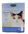 Produktbild: Canac 6x Flohmittel Anti Floh Anti Zecken für Katzen Spot On Dimethicon (6x1 ml)
