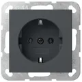 Produktbild: Steckdose Standard 55 Anthrazit I Unterputz Schuko Steckdose 418828 I bruchsi...