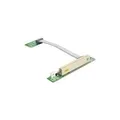Produktbild: Delock Riser Karte Mini PCI Express > 1 x PCI mit flexiblem Kabel 13 cm links gerichtet (41359)