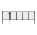 Produktbild: vidaXL Gartentor, Gartentor aus Stahl 400 x 100 cm Anthrazit