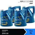 Produktbild: Mannol Safari 20W-50 API CH-4 API SN Youngtimer Oldtimer 4x5 Liter = 20 Liter