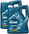 Produktbild: 2x5 Liter Mannol Safari 20W-50 Motoröl Oldtimer Youngtimer  Öl API SL / CF 20W50