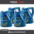 Produktbild: Mannol Safari 20W-50 7404 Oldtimer Motoröl 4 x 5 Liter API SN CH-4