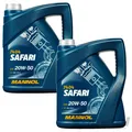 Produktbild: 10L MANNOL SAFARI SAE 20W-50 MOTORÖL Öl MINERALISCH passend für API SN/CH-4