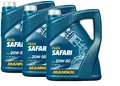 Produktbild: 3x5 Liter Mannol Safari 20W-50 Motoröl Oldtimer Youngtimer  Öl API SL / CF 20W50