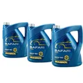 Produktbild: Motoröl 20W-50 Mannol Safari 3x5 Liter