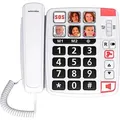 Produktbild: SWISSVOICE Senioren Telefon Xtra 1110 Rentner Handy Kommunikation Tasten einfach zu bedienen - Weiß