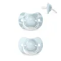 Produktbild: Suavinex, Schnuller für Babys von 0-6 Monaten, Neugeborene, 2er-Pack, Schnuller mit Physiologischem Sauger SX Pro aus Silikon, Symmetrisch, Superweich und Flexibel, Dreams Blue