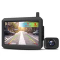 Produktbild: Rückfahrkamera Set kabellos Monitor Nachtsicht IP68 Wasserdicht 5 Zoll Display