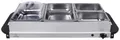 Produktbild: Tristar Buffet Servierer Heizplatte Edelstahl 300W Buffetwärmer Warmhalteschale