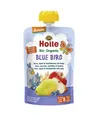 Produktbild: Pouchy - Blue Bird Birne, Apfel & Heidelbeere mit Hafer 100g | HOLLE BABYFOOD