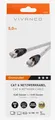 Produktbild: VIVANCO Hochwertiges CAT6 Netzwerkkabel, RJ45 Stecker LAN Kabel, Doppelt