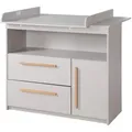 Produktbild: Roba Wickelkommode, Grau, Holzwerkstoff, 2 Schubladen, Rechteckig, 107x98x75 cm, Babymöbel, Wickelkommoden & Zubehör, Wickelkommoden
