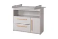 Produktbild: roba® Wickelkommode Wickeltisch Lea/Lilo, abnehmbarer Wickelaufsatz - 2 Schubladen, 1 Tür, 1 offenes Fach