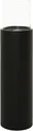 Produktbild: Windlicht CANDIRO Fiberglas 21x21x80 cm Schwarz Matt Rund