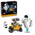 Produktbild: LEGO ǀ Disney and Pixar Wall-E und EVE - Kontruktionsspielzeug für Erwachsene - DIY Set zum Basteln - Baumodell mit M-O & Hal Figuren - Deko zum Bauen - Kreatives Geschenk für Männer und Frauen 43279