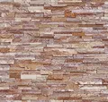 Produktbild: d-c-fix Wandbelag Ceramics - Wandtapete Fliesentapete Fliesenspiegel Tapete Design Renovierung Upcycling Wand Küche Bad Schlafzimmer Wohnzimmer Waschküche - Steinwand sand 67,5 cm x 4 m