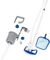 Produktbild: Bestway Pool Flowclear Poolpflege Set mit Poolabsauger und Zubehör, Inklusive umfangreichem Zubehör für einfache Reinigung