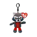 Produktbild: ty Rocket Racoon Marvel Disney Beanie Clipt Plüschtier für Kinder - Teddy, Babyspielzeug, Sammlerstück, gefüllte Plüschtiere