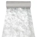 Produktbild: PAPSTAR Dekoband Sizoflor 25 m x 30 cm Silber 37064 Tischband Tischläufer Dekoband Tischdekoband wasserfest
