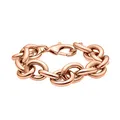 Produktbild: Heideman Armband Damen Panzerarmband aus Edelstahl rosegold farbend matt mit Karabinerverschluss hautfreundlicher Edelstahlschmuck Panzerarmbänder