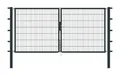 Produktbild: Alberts 650360 Doppeltor Flexo mit Zubehör | verschiedene Breiten und Höhen | anthrazit | Breite 300 cm | Höhe 140 cm