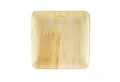Produktbild: wisefood Einwegteller Palmblatt Teller quadratisch 15x15cm, (50 St)