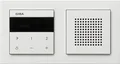 Produktbild: Gira 232029 Unterputz-Radio IP mit Lautsprecher und Rahmen E2 Reinweiß glänzend
