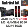 Produktbild: PC Bundle Kit Gaming Set AMD Ryzen 7 5700X + MSI Mainboard + 16GB RAM