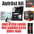 Produktbild: PC Bundle Aufrüstkit Gaming Set AMD Ryzen 7 5800X + MSI Mainboard + 16GB RAM