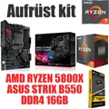 Produktbild: PC Bundle Aufrüstkit Gaming Set AMD Ryzen 7 5800X + ASUS Mainboard + 16GB DDR4