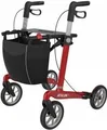 Produktbild: Rollator ATHLON SL Carbon Komfort mit PUR-Softrädern>>>>Farbe: rot SH L/62 cm