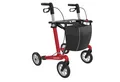 Produktbild: Rehasense Rollator Rehasense ATHLON SL Carbon Rollator 62 cm rot, Soft Wheels, Carbonrahmen, Soft-Räder, Reflektoren und Kantenabweiser