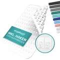 Produktbild: ® Duschmatte rutschfest 53x53cm inkl. 2 Haken - Antibakteriell & BPA-frei - D...
