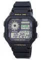 Produktbild: Casio Youth Serie Digital Weltzeit 12/24 Format AE-1200WH-1BVDF 100M Herrenuhr
