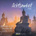 Produktbild: Achtsamkeit 2026: Broschürenkalender mit Ferienterminen. 30 x 30 cm - Wandkalender