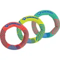 Produktbild: SCHILDKRÖT Schildkröt Neopren Diving Rings, 3 Tauchringe mit Sandfüllung, Ø 14cm, gut zu greifen, stehen am Grund, 970232
