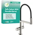 Produktbild: hansgrohe Talis Select M54 PowderSpray - Küchenarmatur mit Brause ausziehbar, SemiPro, 3 Strahlarten, Wasserhahn Küche mit Auslaufhöhe 210mm, Mischbatterie Küche schwenkbar, Edelstahl Finish, 72861800